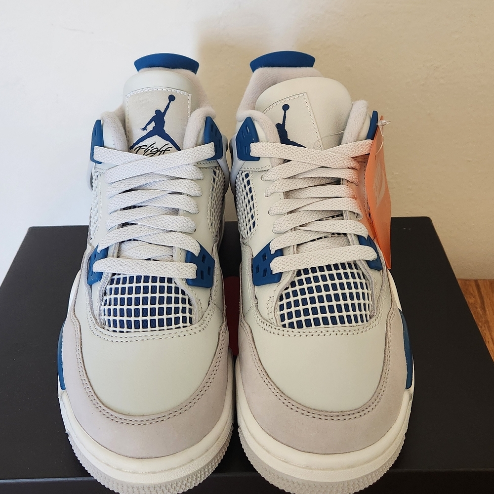 Air Jordan 4 Retro Industrial "Military" Blue sz 5y